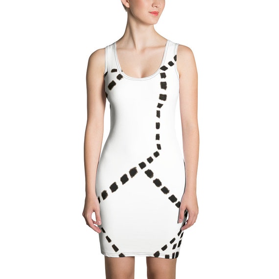 Imperfect Clizia Metro Sublimation Cut & Sew Dress