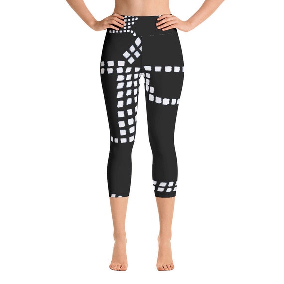 Capri Leggings for Women | Patterned Leggings | Womens Leggings | Casual Leggings | Athletic Leggings | Running Leggings | Yoga Pants