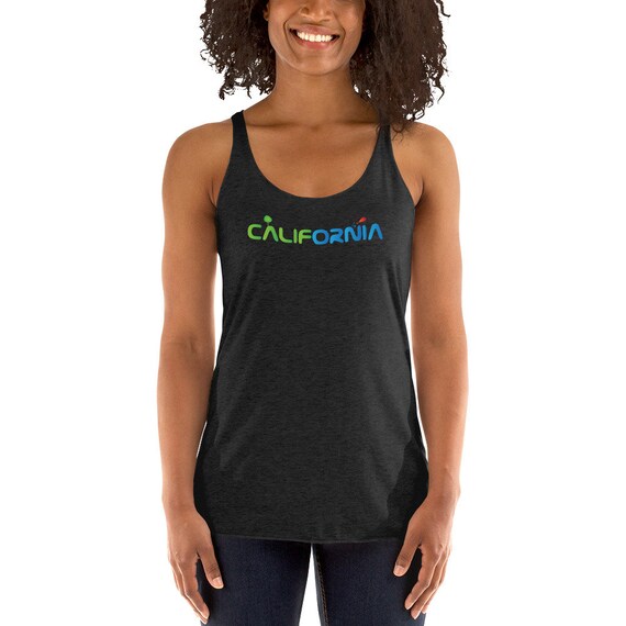 California Women's Racerback Tank by Tettallatte