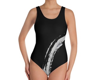 Imperfect Asymmetric One-Piece Swimsuit