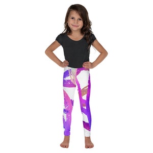 Kids Leggings | Girls Leggings | Printed Kids Pants | Kawaii Leggings | Colorful Rainbow Leggings | Birthday Leggings | Girls Gifts