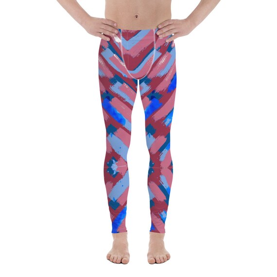 Patterned Men’s Leggings | Plus Size Leggings | Yoga Pants | Casual Leggings | Exercise Running Leggings | Gym Workout Leggings | Men’s Wear