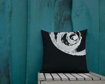 Black and White Pillow - Black Pillows - White Pillows - Pillow Sham - Pillow Case - Accent Pillow - Toss Pillow - Throw Pillows home decor