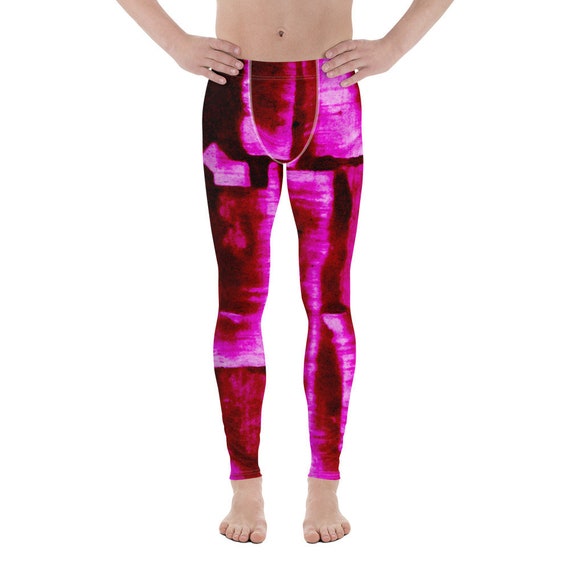 Patterned Mens Leggings | Yoga Leggings | Fitness Workout Leggings | Exercise Leggings | Yoga Pants | Running Leggings | Yoga Gifts