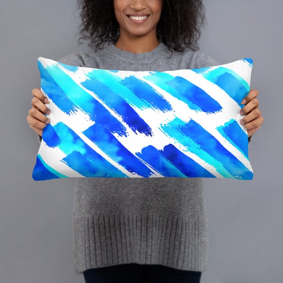 Colorful Pillow Cover|Decorative Lumbar Pillow|Summer Trend Cushion|Bedding Home Decor|Housewarming Cushion Case|Throw Pillow Top