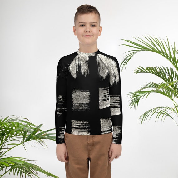 UPF 50+ long sleeved Rash Guard /swimwear/ Rash top Kids Rash Guard, Splash of colors , Rash Guard Swim Swimsuit, Swimwear Guard