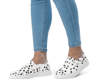 Women slip-on canvas shoes | Casual Slip On Shoes | Graphic Shoes | Artistic Shoes | Unique Print Shoes | Clizia Shoes | Casual Women