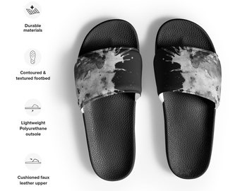 Men’s slides, Black Slides, Men Comfortable Slides, Men Flip Flops, Men Sandals, Men Shoes, Black Sandals Men, Summer Shoes