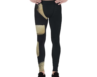 Patterned Leggings for Men | Yoga Pants | Athletic Leggings | Activewear Leggings | Exercise Leggings | Workout Fitness Leggings | Plus Size