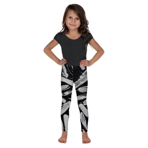 Leggings for Kids Toddler Leggings Black Girls Leggings Girls Pants  Stripped Leggings Cute Leggings Ballet Dance Leggings 