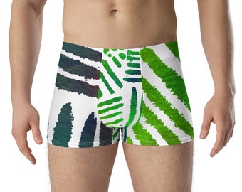 Boxers Briefs | Mens Boxers | Graphic Underwear | Lounge Wear | Relaxed Fitted Boxers | Summer Shorts | Mens Undies