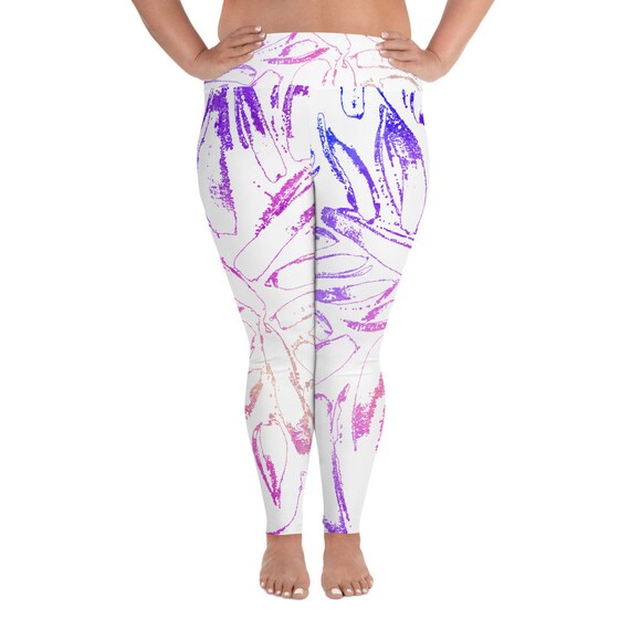 Plus Size Womens Leggings | Yoga Pants | High Waisted Leggings | Fitness Leggings | Exercise Running Leggings | Casual Leggings | Yoga Gift