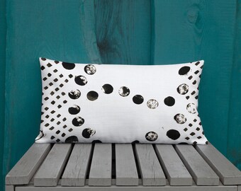 Black and White Pillow - Black Pillows - White Pillows - Pillow Sham - Pillow Case - Accent Pillow - Toss Pillow - Throw Pillows home decor