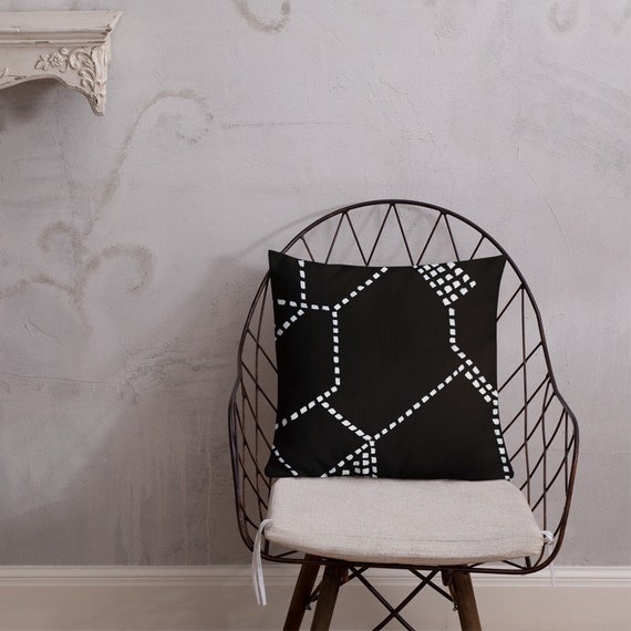 Black and White Pillow - Black Pillows - White Pillows - Pillow Sham - Pillow Case - Accent Pillow - Toss Pillow - Throw Pillows home decor