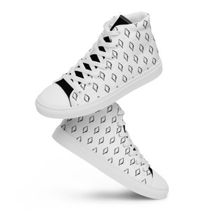 Diamonds high top canvas shoes, White canvas shoes, Pop Sneakers , Sneakers, Shoes with diamonds, Women Shoes, Lace-up casual shoes