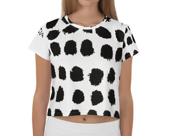 Imperfect Dots 1 Yoga Crop Tee