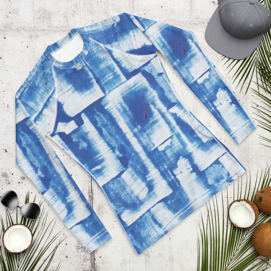 Unisex Lagoon Blue Long Sleeve Rashguard
