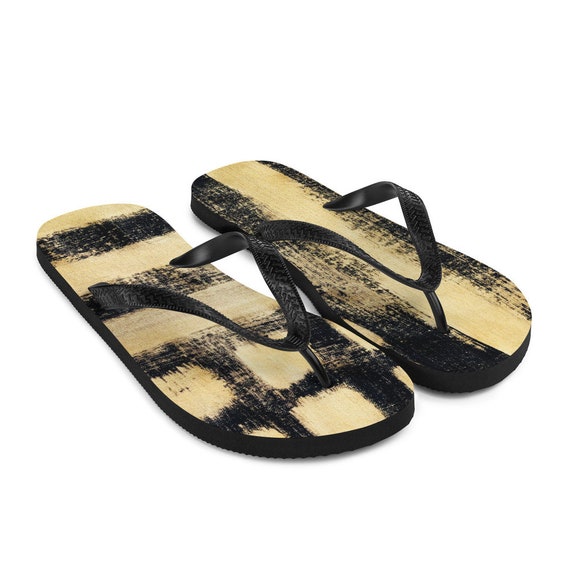 Imperfect Gold Flip-Flops