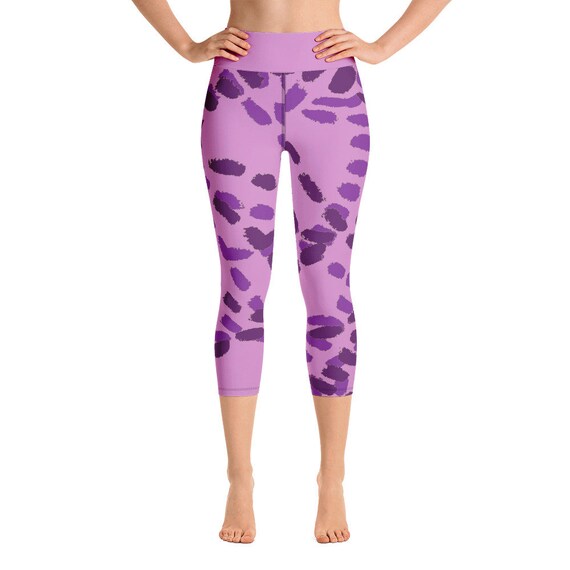 Yoga Capri Leggings- Plus Size Leggings -Premium Active Buttery Soft Workout Leggings -Gift - Athletic - Running - Fitness - Activewear
