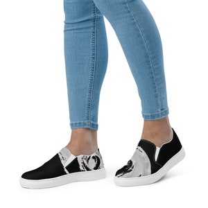 Slip-on canvas shoes | Women Shoes |  Casual Slip On Shoes | Artistic Shoes | Unique Print Shoes | Clizia Shoes | Casual Women