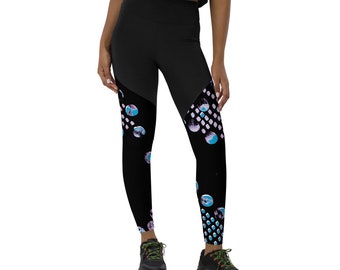 Sports Leggings | Patterned Leggings | Yoga Leggings | Workout Leggings | Yoga Pants | Gym Leggings | Compression Leggings with Pockets