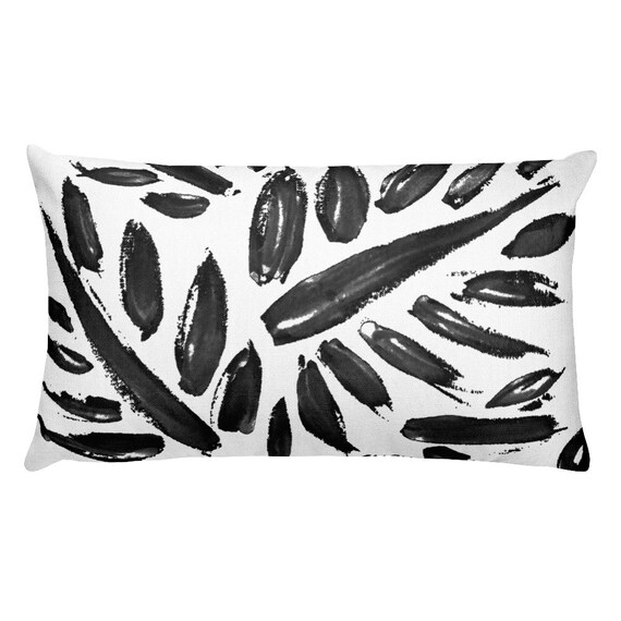Black and White Pillow - Black Pillows - White Pillows - Pillow Sham - Pillow Case - Accent Pillow - Toss Pillow - Throw Pillows home decor