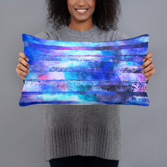 Colorful Pillow Cover|Decorative Lumbar Pillow|Summer Trend Cushion|Bedding Home Decor|Housewarming Cushion Case|Throw Pillow Top