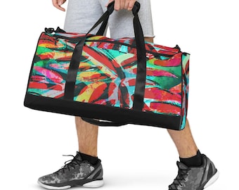 Duffle bag - Gym Bag - Travel bag - Beach bag - Yoga bag - Small Luggage - Cabin Bag - Carry On