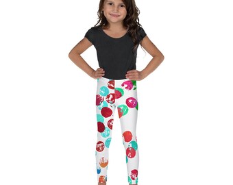 Kids Printed Leggings | Baby Toddler Leggings | Soft Kids Pants | Colorful Leggings | Ballet Dancing Leggings | Holiday Leggings | Kids Gift