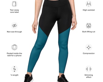 Compression Leggings | Leggings | Women Yoga Leggings | Workout Leggings with Pockets | Yoga Pants | Gym Fitness Leggings | Yoga Gifts