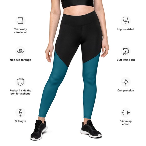 Compression Leggings | Leggings | Women Yoga Leggings | Workout Leggings with Pockets | Yoga Pants | Gym Fitness Leggings | Yoga Gifts
