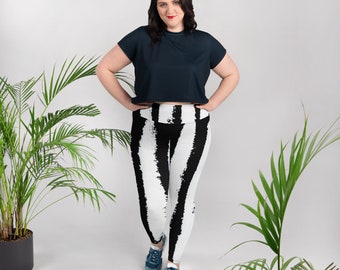 Plus Size Leggings | Leggings for Women | Yoga Pants | Patterned Leggings | Exercise Leggings | Workout Yoga Leggings | Soft Casual Leggings