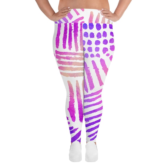 Yoga Plus Size Leggings -Premium Active Buttery Soft Workout Leggings -Gift - Athletic - Running - Fitness - Activewear
