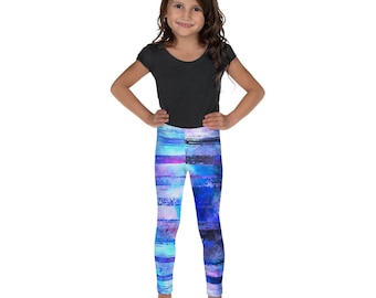 Blue Printed Kids Leggings | Girls Pants | Girls Leggings | Kids Pants | Colorful Leggings | Birthday Leggings | Ballet Dancing Leggings