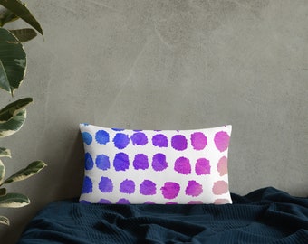 Colorful Pillow Cover|Decorative Lumbar Pillow|Summer Trend Cushion|Bedding Home Decor|Housewarming Cushion Case|Throw Pillow Top