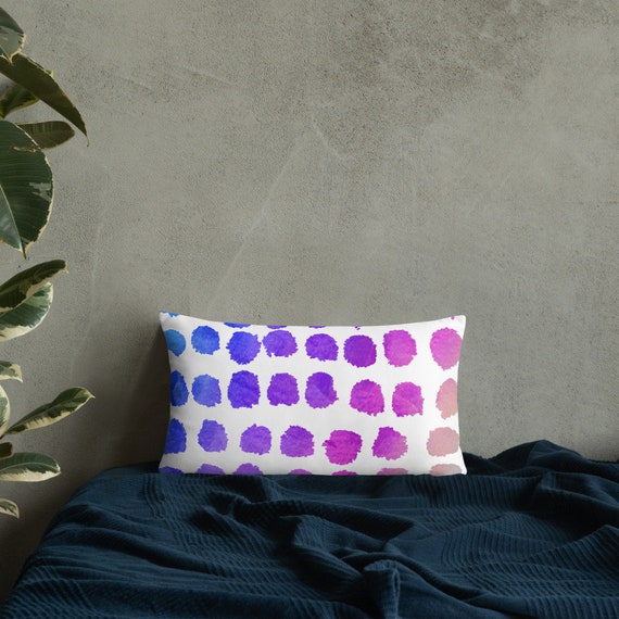 Colorful Pillow Cover|Decorative Lumbar Pillow|Summer Trend Cushion|Bedding Home Decor|Housewarming Cushion Case|Throw Pillow Top