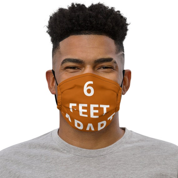 6 feet apart Premium face mask