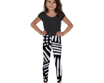 Patterned Kids Leggings | Girls Leggings | Girls Pants | Birthday Leggings | Cute Leggings | Dancing Ballet Leggings | Kawaii Leggings