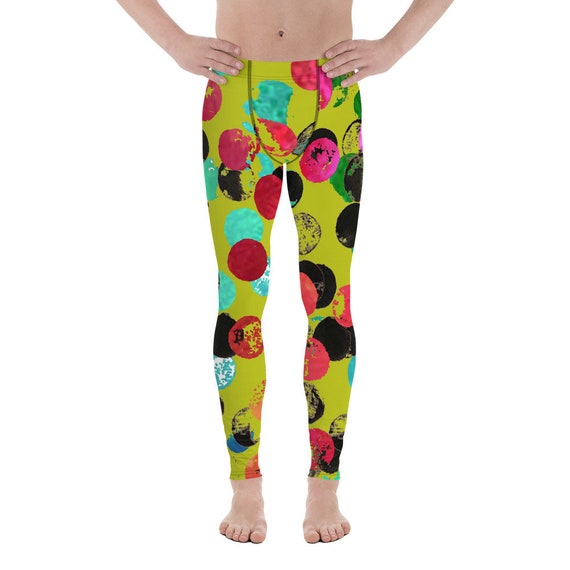 Patterned Leggings | Yoga Pants | Leggings for Men | Activewear Leggings | Running Exercise Leggings | Fitness Leggings | Men’s Gifts
