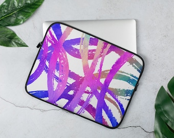 Laptop Sleeve 13" 15" MacBook Case | Protective Laptop Case- Vivid 6 Colors | High quality Poly Case | Comfy Zipper Sleeve | MacBook case