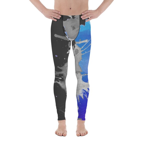 Mens Yoga Pant | Athletic Leggings | Soft Casual Leggings | Painted Leggings | Fitness Leggings | Running Leggings | Workout Pants