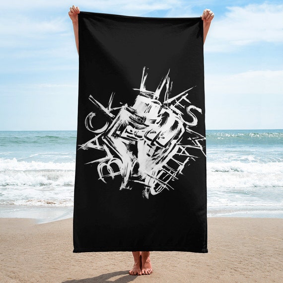 Premium Towel, Bath Spa Sauna Beach Towel Extra HIGH Quality towel , BLM Towel, birthday gift, Patterned Shapes