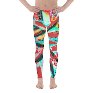 Men&#39;s Leggings - Men&#39;s pants - Premium Active Buttery Soft Workout pants - Athletic - Running - Fitness - Gymwear - Dancing Pants - Meggings