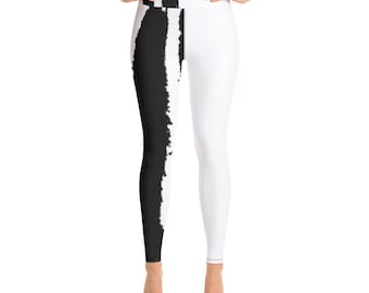Printed Womens Leggings | Yoga Pants | Black Patterned Leggings | Gym Workout Leggings | Fitness Leggings | Womens Tights | Activewear