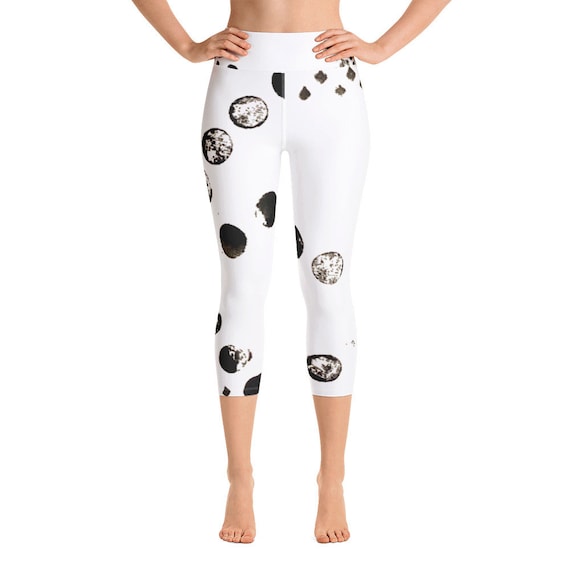 Capri Leggings | Patterned Leggings | Leggings for Womens | Soft Leggings | Athletic Leggings | Workout Running Leggings | Yoga Pants