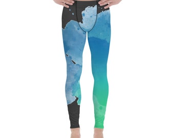 Mens Yoga Leggings | Yoga Pants | Stretch Leggings | Workout Gym Leggings | Beach Leggings | Mens Trouser | Fitness Leggings | Lounge Pants