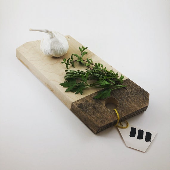 Modular Maple Cutting Board - Brown Detail