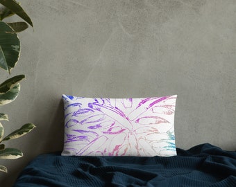 Colorful Pillow Cover|Decorative Lumbar Pillow|Summer Trend Cushion|Bedding Home Decor|Housewarming Cushion Case|Throw Pillow Top