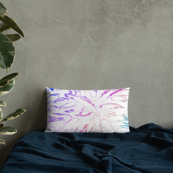Colorful Pillow Cover|Decorative Lumbar Pillow|Summer Trend Cushion|Bedding Home Decor|Housewarming Cushion Case|Throw Pillow Top