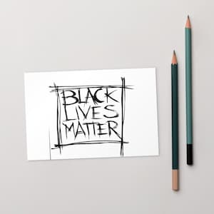 BLM グリーティング カード - あらゆる機会に使える万能な愛と誕生日カード - お母さんへのギフト - お父さんへのギフト - バレンタインデー カード - ラブ カード